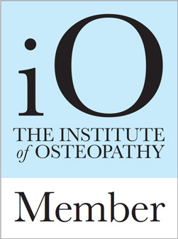 We're a member of the institute of osteopathy